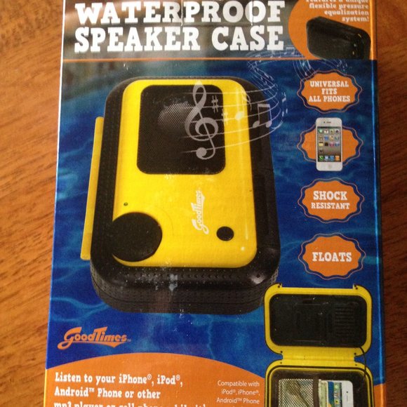 Good Times Waterproof Speaker Case Shock Resistant - Picture 1 of 6